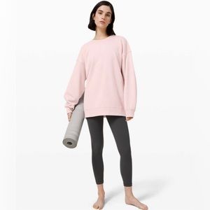 Lululemon Perfectly Oversized Crew - Porcelain Pink